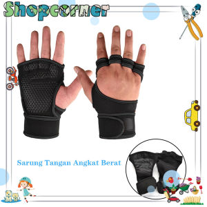 Weight Lifting Gloves/Sarung Tangan Angkat Berat/Ventilated Workout Gloves for Fitness Sports