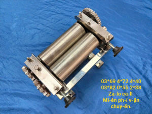 Máy cán máy ép khô mực tơi xốp inox