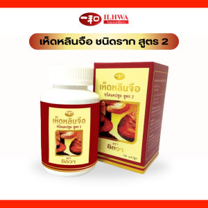 เห็ดหลินจืออิลวา ชนิดราก สูตร 2 ผลิตภัณฑ์เพื่อสุขภาพ ganoderma lucidum capsule 100 cap