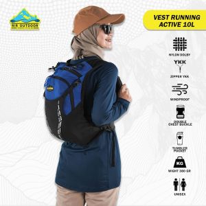 TAS HYDROPACK RIR OUTDOOR ACTIVE 10L TAS RUNNING VEST RUNNING PACK HIKING TEKTOK LARI