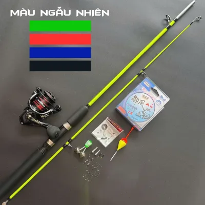 Bộ Cần Câu Máy 2 Khúc Đặc Kèm Máy Câu Đầy Đủ Phụ Kiện/Combo Cần Câu Máy + Máy Câu DEUKIO FS Kèm Set SHIWA