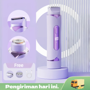 HYTRA Alat Cukur Wanita 2in1 Rechargeable Tahan Air Bisa Dicuci Display Batera