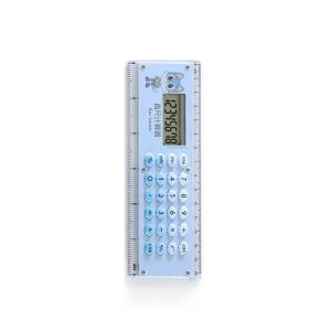 FLYING 8 Digit Straight Ruler With Calculator 15cm Ultra-thin Stationery Drawing Tool Creative Kawaii Students Measuring Ruler Office