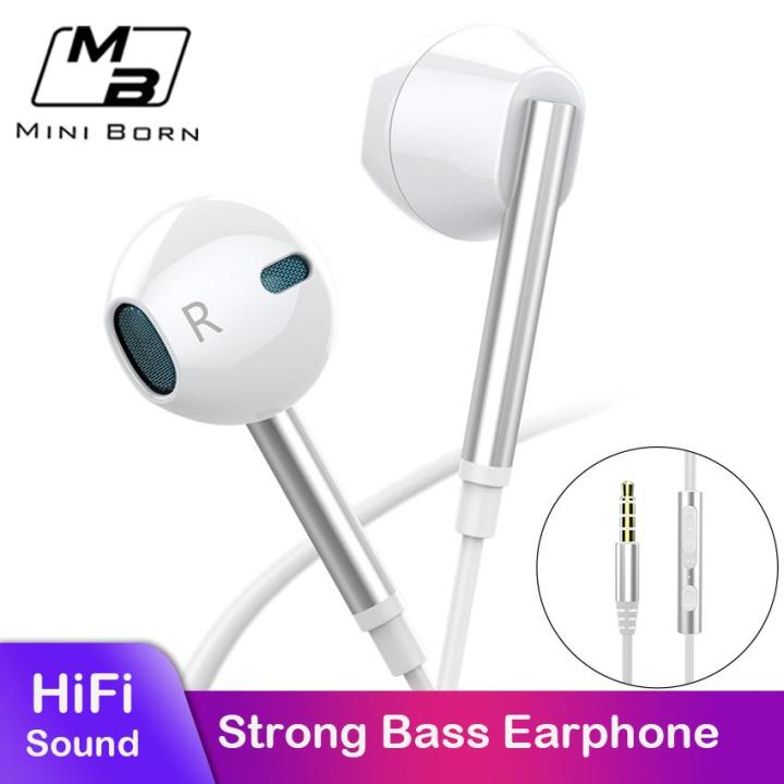 Mini Born In Ear Headphones Earphone Headset Hedset Henset Wired