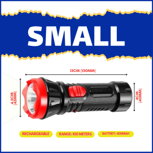 Rechargeable Flashlight LED Rechargeable Torch and Emergency Light Portable Outdoor Flashlight Fastfix Hardware
