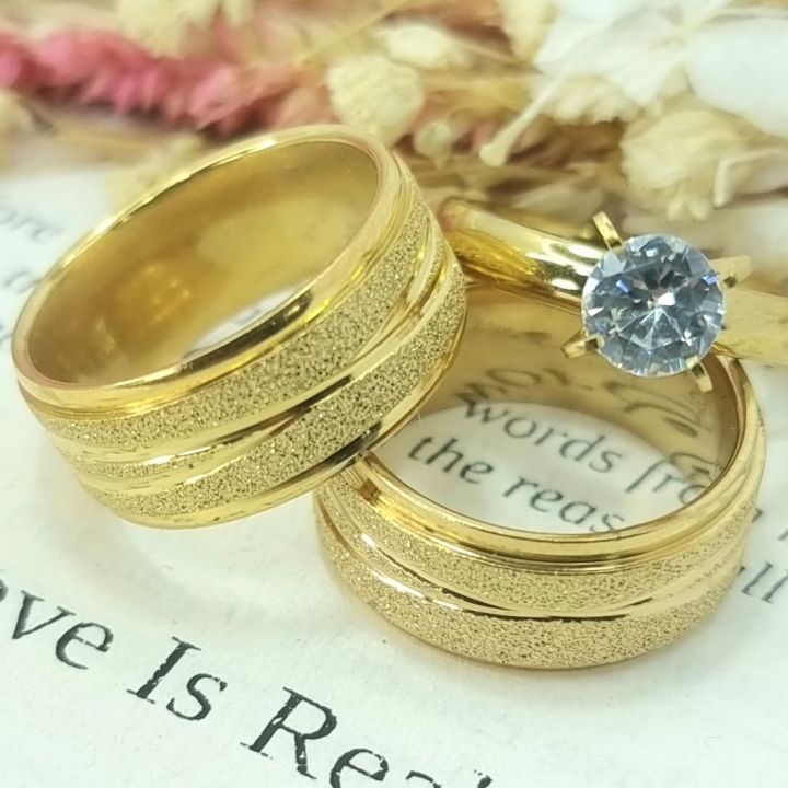 Wedding rings gold hot sale couple 2019