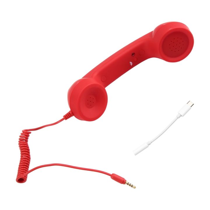 [Uesful888]Retro Telephone Handset with Answer Button, for Phone ...