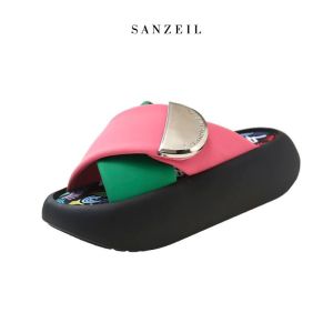 Sanzeil Grafity - Sepatu Sandal Wanita Flip Slip On Shoes 5665