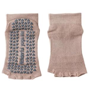 Phụ Nữ Của xỏ ngón tất Yoga Nonslip kẹp silicon Cotton Thoáng Khí vớ hở ngón Cho Pilates Ba Lê Trong Nhà Tập Luyện