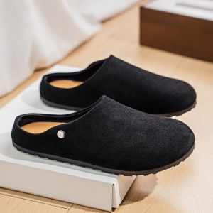 New MenS Slippers Are Stylish And Versatile Slip-On Soft-Soled Closed-Toe Half-Slippers Comfortable And Thick-Soled For Men