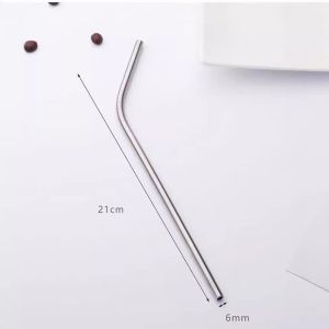 Ống hút có ren inox 304 cao cấp dài 21cm