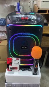Bluetooth speaker BTS-2285 FREE USB with cool light portable and suitable for outdoor square dancing
