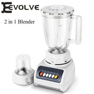 Multifunctional Juicer Blender 1.5L 2 in 1 Ice Crusher Blender For Shake Juicer Small Grinder 300W