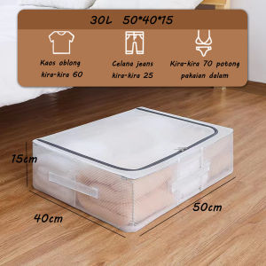 kotak penyimpanan Storage Box Kotak Penyimpanan di Bawah Tempat Tidur Tahan air storage box