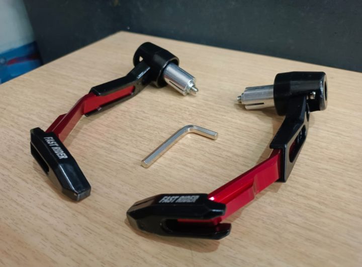 HANDGUARD PROGUARD [MERAH] MODEL ROBOT PELINDUNG TANGAN MOTOR JALU ...