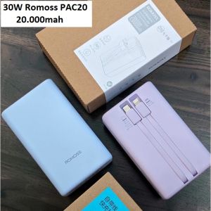 Romoss PAC20 30W Bộ sạc dự phòng 20.000mAh