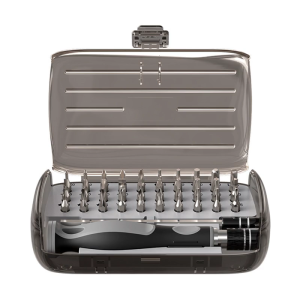 Multipurpose 32pcs Screwdriver Tool Set Ergonomic Grip Tool Box Storage Ideal for DIY Projects and Electronics Repairs