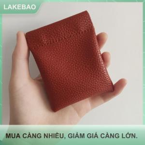 【LAKEBAO】 PU Da Đồng Xu Ví Phụ Nữ Người Đàn Ông Mini Ngắn Ví Túi Key Headphone Chủ Thẻ