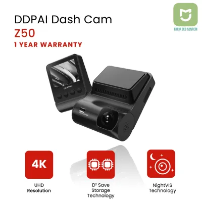 DDPAI Z50 4K 2160P Dash Cam GPS Front + Rear Cam