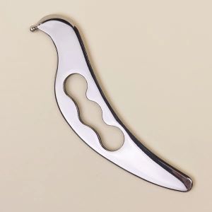 JUTBONG Bird Shaped Fascial Scraping Tool Stainless Steel Soft Tissue Compatible Soft Tissue Massage Tool Portable Scraping Design Guasha Massage Tool for Back Legs Arms Neck Shoulder