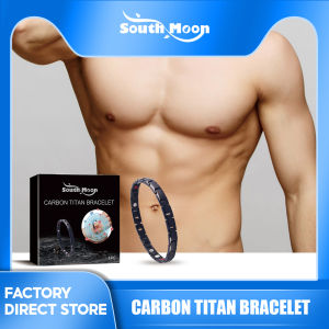 South Moon Titanium Magnetic Bracelet Carbon Fiber Bracelet Titanium Magnetic Therapy Bracelet Magnetotherapy Body Firming Bracelet Carbon Blue Titanium Magnetic Therapy Bracelet Unique Double Row Ultra Strength Fashion For Men Festival Gifts Daily Casual