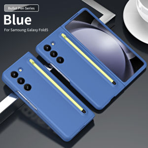 KISSCASE With Official Stylus Pen Matte Folding Phone Case For Samsung Galaxy Z Fold 6 5 4 3 5G Skin Feeling All-inclusive Hard PC Anti-fall Shockproof Back Cover For Galaxy Z Fold 6 5 4 3