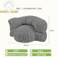 Lazy sofa backrest folding sofa Super soft bean bag sofa Lamb velvet sofa. 