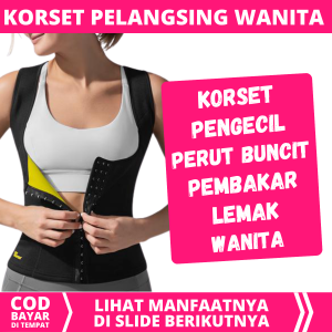 KORSET WANITA UNTUK MENGECILKAN PERUT BUNCIT / KORSET WANITA FULL BODY PEMBAKAR LEMAK / KORSET PEMBAKAR LEMAK PERUT 3 IN 1 / KORSET PERUT BUNCIT WANITA / KORSET PELANGSING PERUT ASLI / KORSET PEMBAKAR LEMAK / KORSET PELANGSING PERUT BUNCIT
