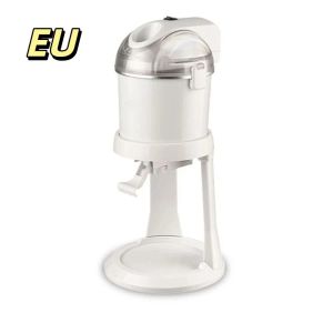 OPBWQH Automatic Ice Cream Maker Mini Size Compact Size Frozen Yogurt Machine Sweet Cone Household Use Frozen Dessert Maker for EU DE UK US Homemade
