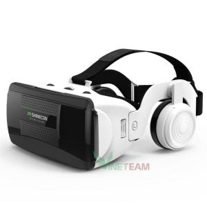 Kính VR Shinecon 6.0 G06EB có tai nghe hỗ trợ xem phim 3D trên điện thoại thông minh