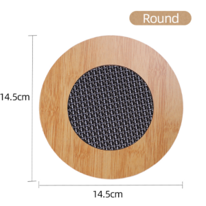 Wooden Heat Pad Table Mat Heat Insulation Pot Holder Meal Mat Clay Pot Mat Bowl MatKitchen Simple And Natural Coaster And Pot Mat Tools High Temperature And Heat-resistant Pot Mat