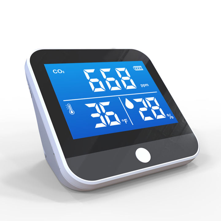 Air Quality Monitor Indoor Home CO2 Meter Carbon Dioxide Detector ...
