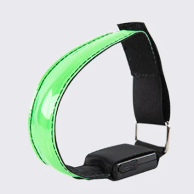 2pcs Night Running Safety Armband LED Reflective Arm Bands for Runners
