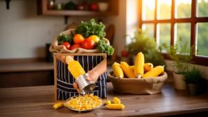 Silvercorn Premium Stainless Steel Corn Thresher Stripper & Peeler - Magic Corn On The Cob Removal Tool