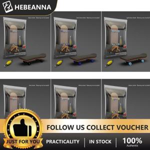 hebeanna Finger SkateBoard Wooden Fingerboard Toy Professional Stents Finger Skate Set