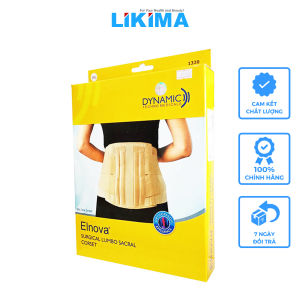 Đai cố định thắt lưng cột sống Elnova (màu kem) 1320 Likima