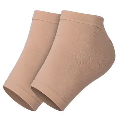 VTTO 2PCS Gel Heel Protector Sleeve Foot Supporter for Pain Plantar Fasciitis Support Feet Socks