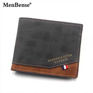 MENBENSE D3301-4 DOMPET UANG PRIA TIGA LIPATAN DENGAN TEMPAT KOIN