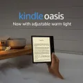 (TOP END MODEL) Kindle Oasis 3 (2019, 8GB/32GB, Graphite), 7" HD (300 ppi), Waterproof, Built-In Audible (Wi-Fi with Special Offers). 