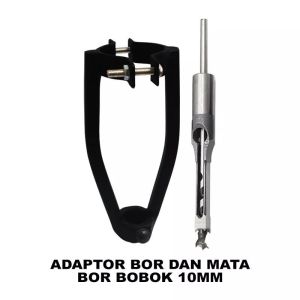 PAKET LENGKAP ADAPTOR DAN MATA BOR PAHAT KAYU UKURAN (64mm)-8mm)(97mm)-10mm)(127mm)