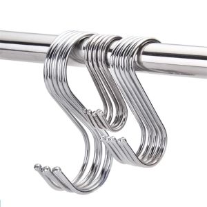10pcs/set 304 stainless steel metal S type kitchen bedroom hook up Bathroom load-bearing