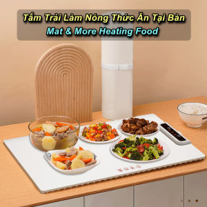 Tấm Trải Làm Nóng Thức Ăn Tại Bàn Mat & More Heating Food ZH-2301 Xếp Gọn Di Động - EuroHome