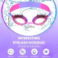 Konohan 2 Pieces Kids Swim Goggles Eyelashes Swim Goggle No Slip Leak Girl Goggles Anti Fog UV Goggles for Lash Extensions. 