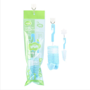5 in 1 Bottle Brush Sponge Brush Set Cleaning Brush Bottle Cleaner Brush Baby Bottle Brush Straw Nipple Brush Childrens Product Cleaning Brush