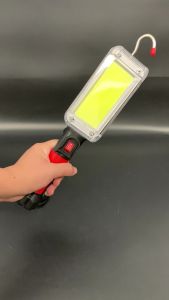 Rechargeable Magnetic LED Work Light 700LM Super Bright COB Portable Mechanic Flashlight With Hook Clamp For Car Repair Garage Camping Emergency Outdoor Lighting