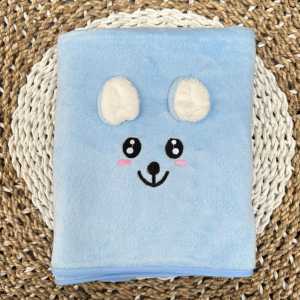 handuk bayi balita bahan microfiber kuping timbul ukuran 50 x 1000