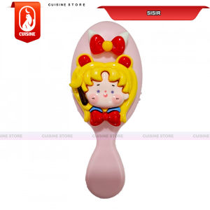 Sisir Anak Perempuan anti kusut Disney Labubu Capybara Cry Baby Upset Duck Lucu