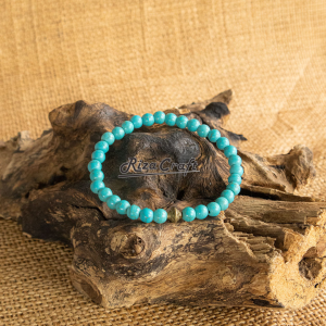 Gelang Tasbih Pria Wanita Original 33 Butir Keren Batu Pirus ASLI Akik Alam Natural