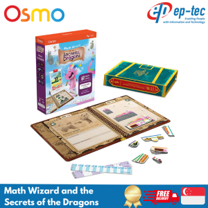 Osmo Math Wizard The Secrets of Dragons Interactive Math Learning Game for Kids STEM Education Ages 3-12