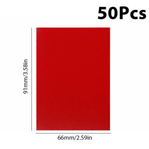50Pcs Colored Matte Trading Card Protectors 66X91Mm Card Sleeves Matte Colored Card Protectors